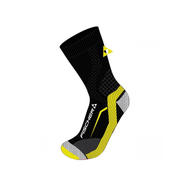 ponožky Fischer Nordic Skating, black/yellow
