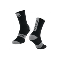 ponožky Force Long Pro, černá/šedá