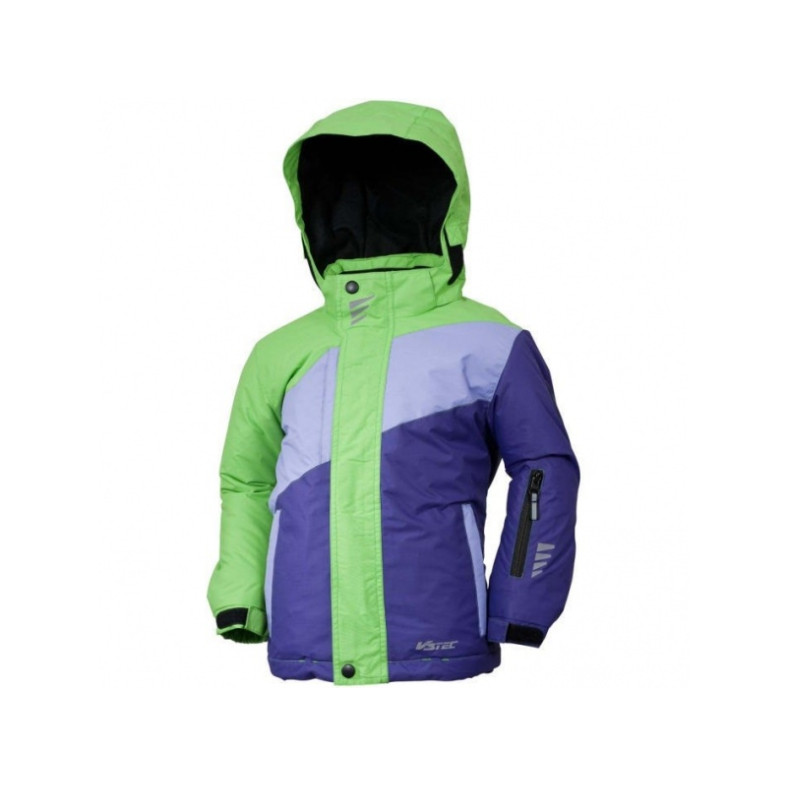 dětská bunda V3Tec Aik, zelená/fialová