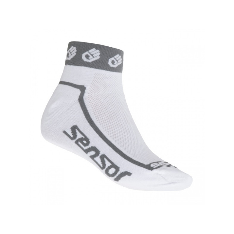 ponožky Sensor Race Lite Ručičky, bílá