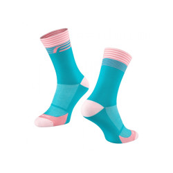 ponožky Force Streak, modrá/růžová