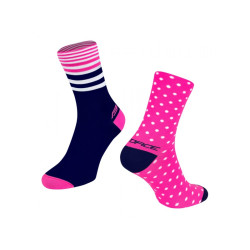 ponožky Force Spot, růžová/modrá