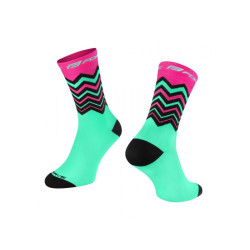 ponožky Force Wave, růžová/zelená