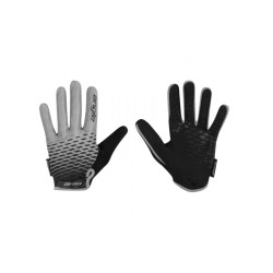 dlouhoprsté rukavice Force Angle, šedá/černá