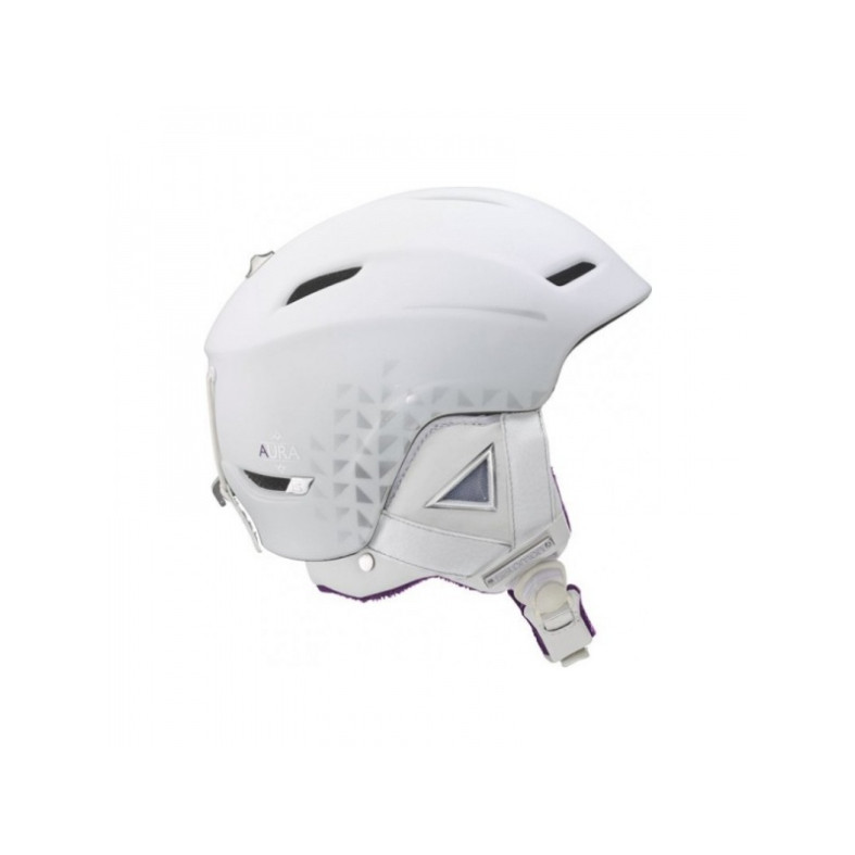 dámská helma Salomon Aura Auto C. Air, white matt, 15/16