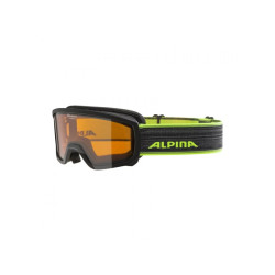 dětské brýle Alpina Scarabeo Jr, black-neon matt/doubleflex hicon