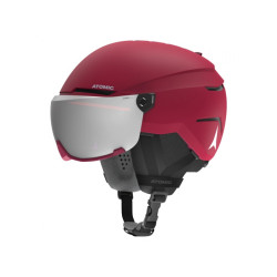 helma Atomic Savor Visor Stereo, dark red, 23/24