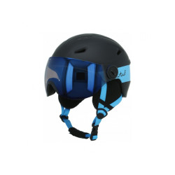 dětská helma Stuf Visor 2, black/blue, 22/23