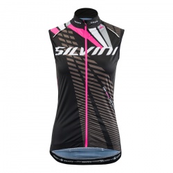 dámská vesta Silvini Team WJ1405, black/pink