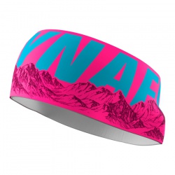 čelenka Dynafit Graphic Performance Headband, pink glo/skyline