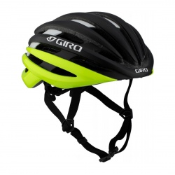 helma Giro Cinder Mips, mat black fade/highlight yellow, 2024