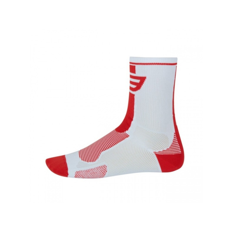 ponožky Force Long, bílá/červená