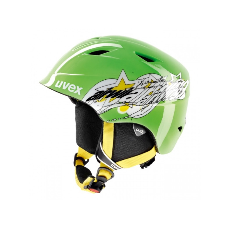 dětská helma Uvex Airwing 2, green star