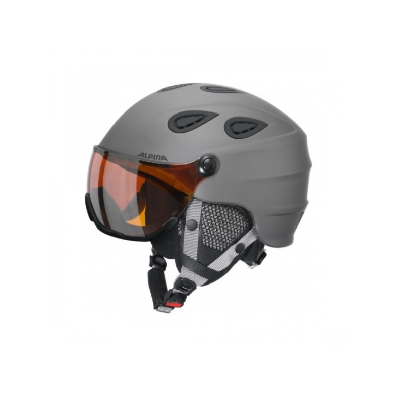 helma Alpina Grap Visor HM, grey matt