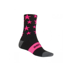 ponožky Sensor Stars, černá/růžová
